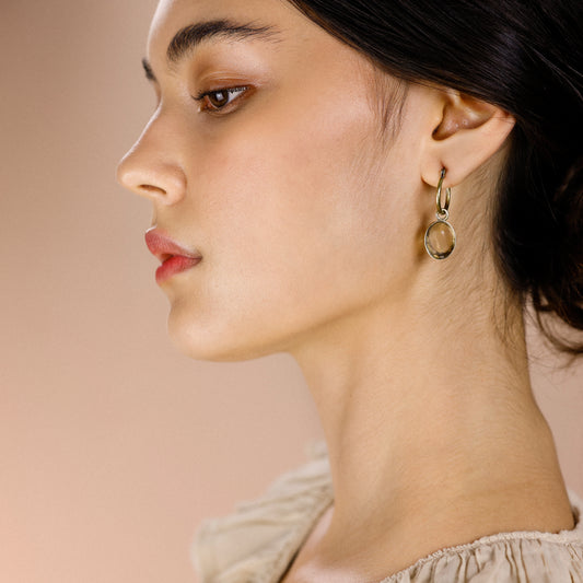 Brinco Argola Acará Green Gold