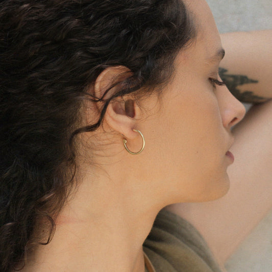 Argola Aberta P Prata