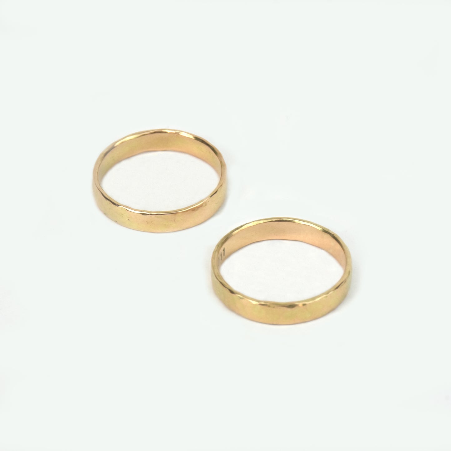 Aliança Martelada Ouro 18k Personalizada