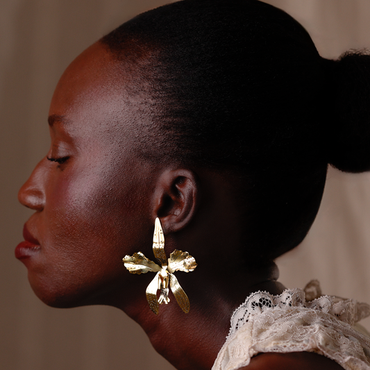 Brinco Orquídea Grande