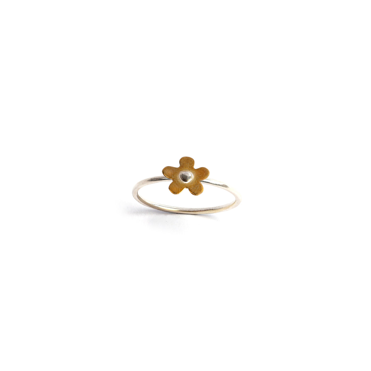 Anel Flor 5 pétalas G
