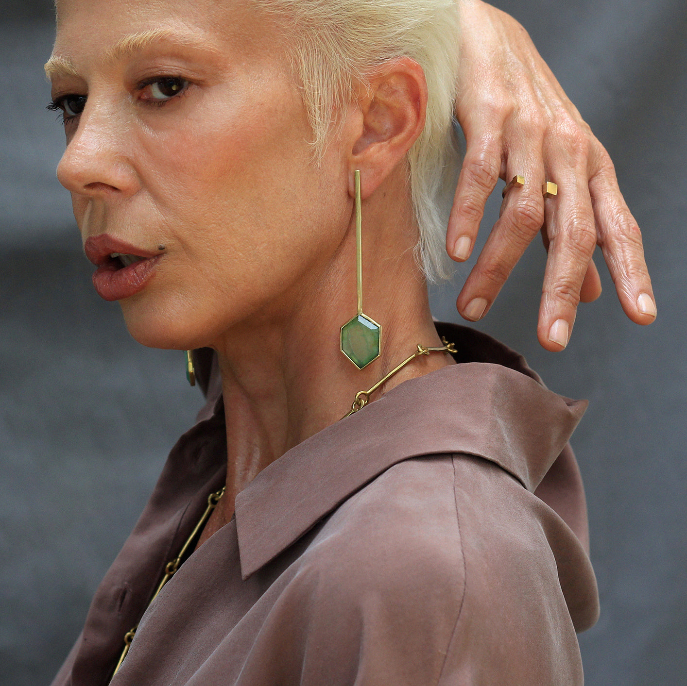 Brinco Longo Esmeralda