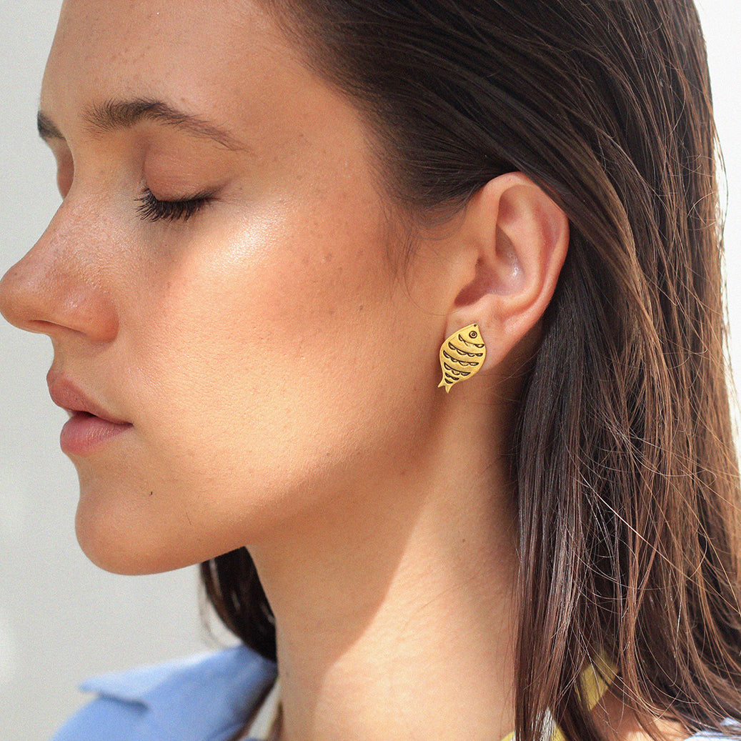 Brinco Peixe com Pino