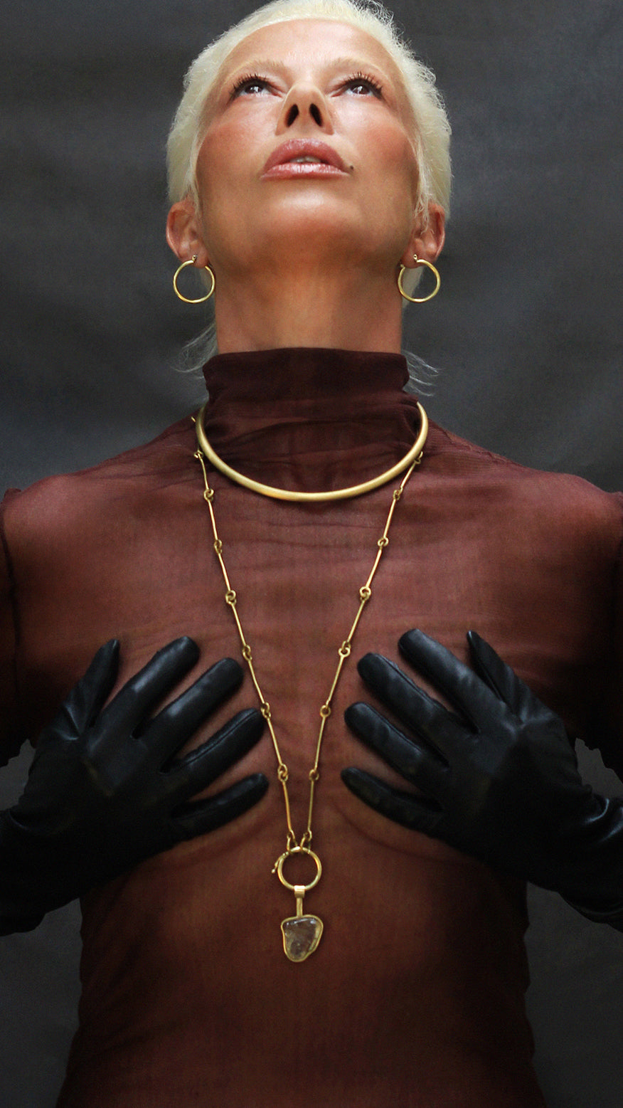 Pingente Quartzo Rutilado irregular