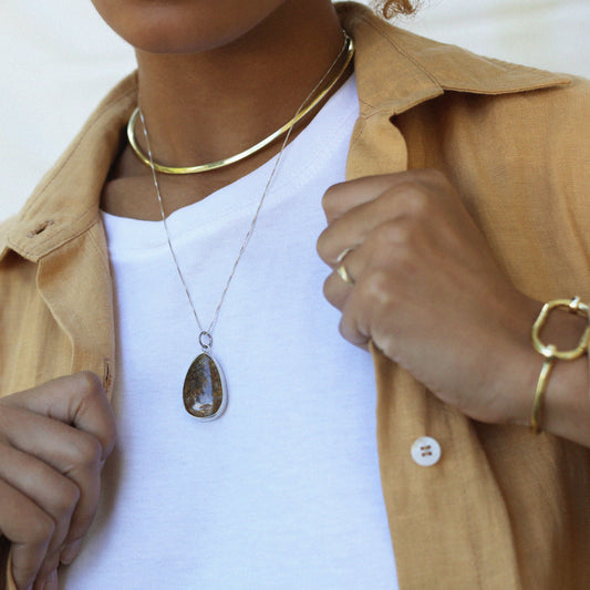 Pingente Gota Dendrita