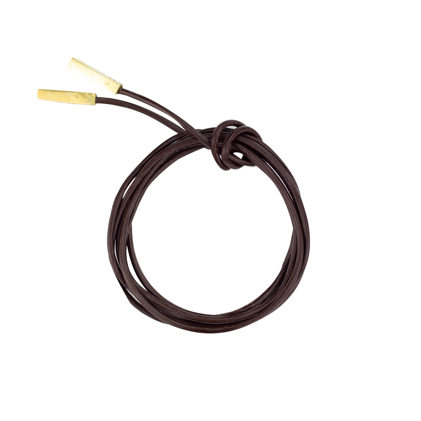 Cordão de Couro Grego Preto ou Marrom