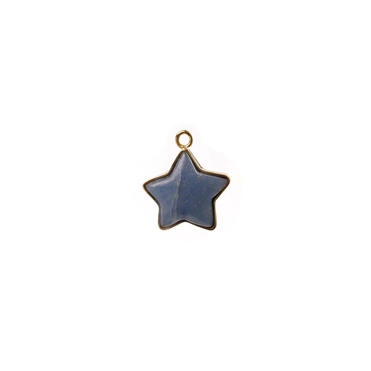 Pingente Estrela Quartzo Azul