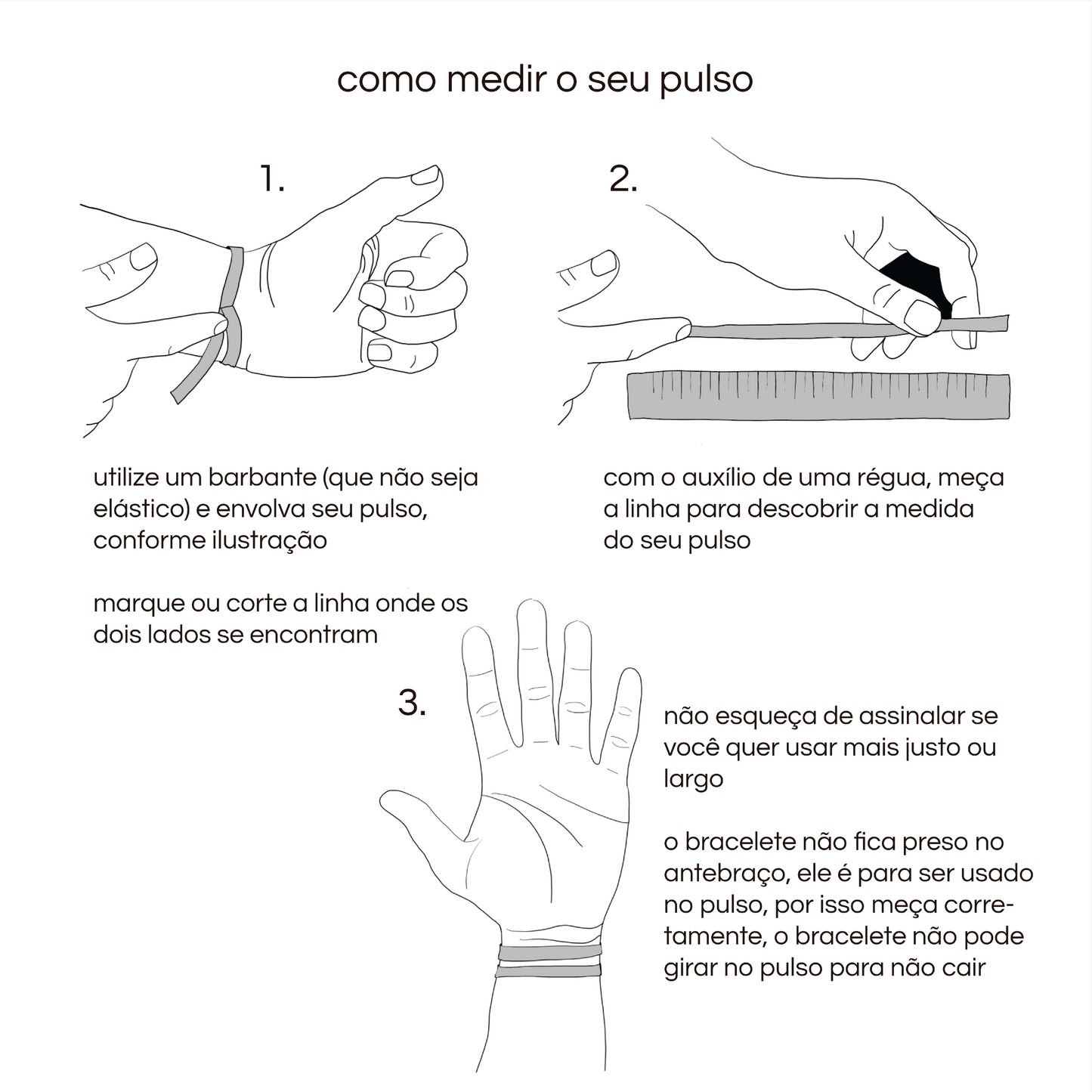 Bracelete Mosquetão