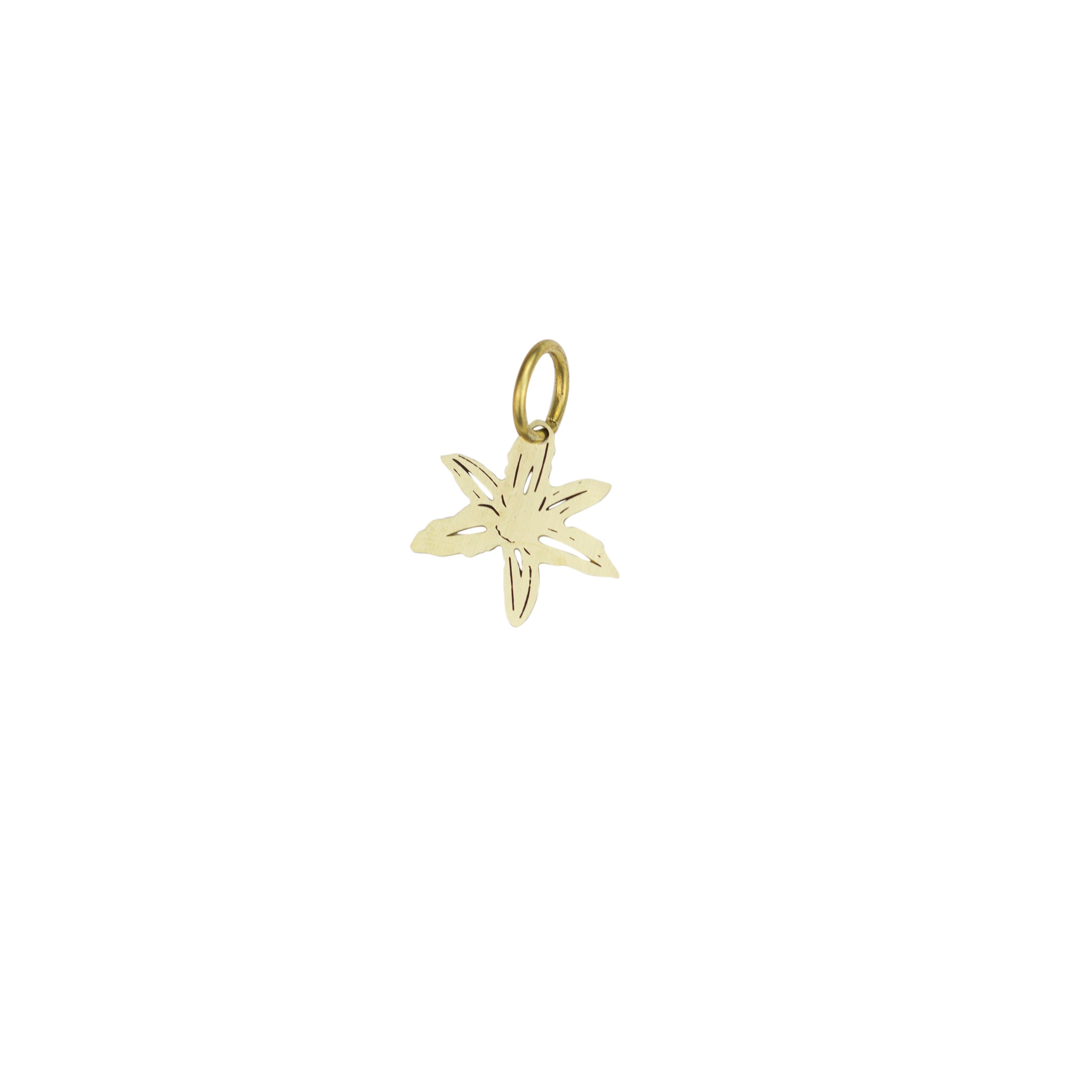 Pingente de folha, flor ou inseto para bracelete ou colar