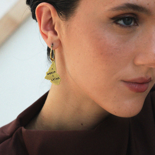 Pingente de argola América Latina