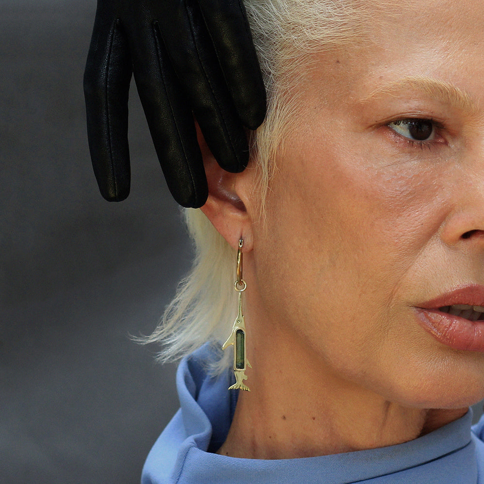 Pingente de argola Peixe-Espada