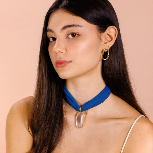 Pingente Quartzo Claro Gota