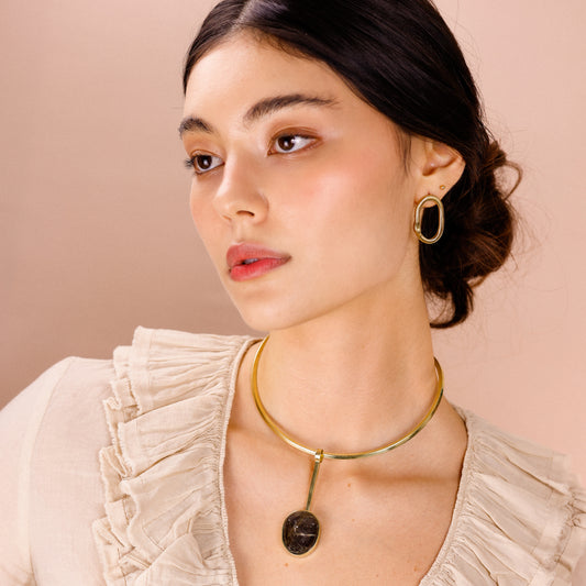 Pingente Quartzo Rutilado com Haste