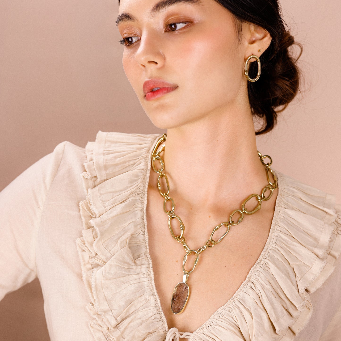 Pingente Quartzo Rutilado Gota