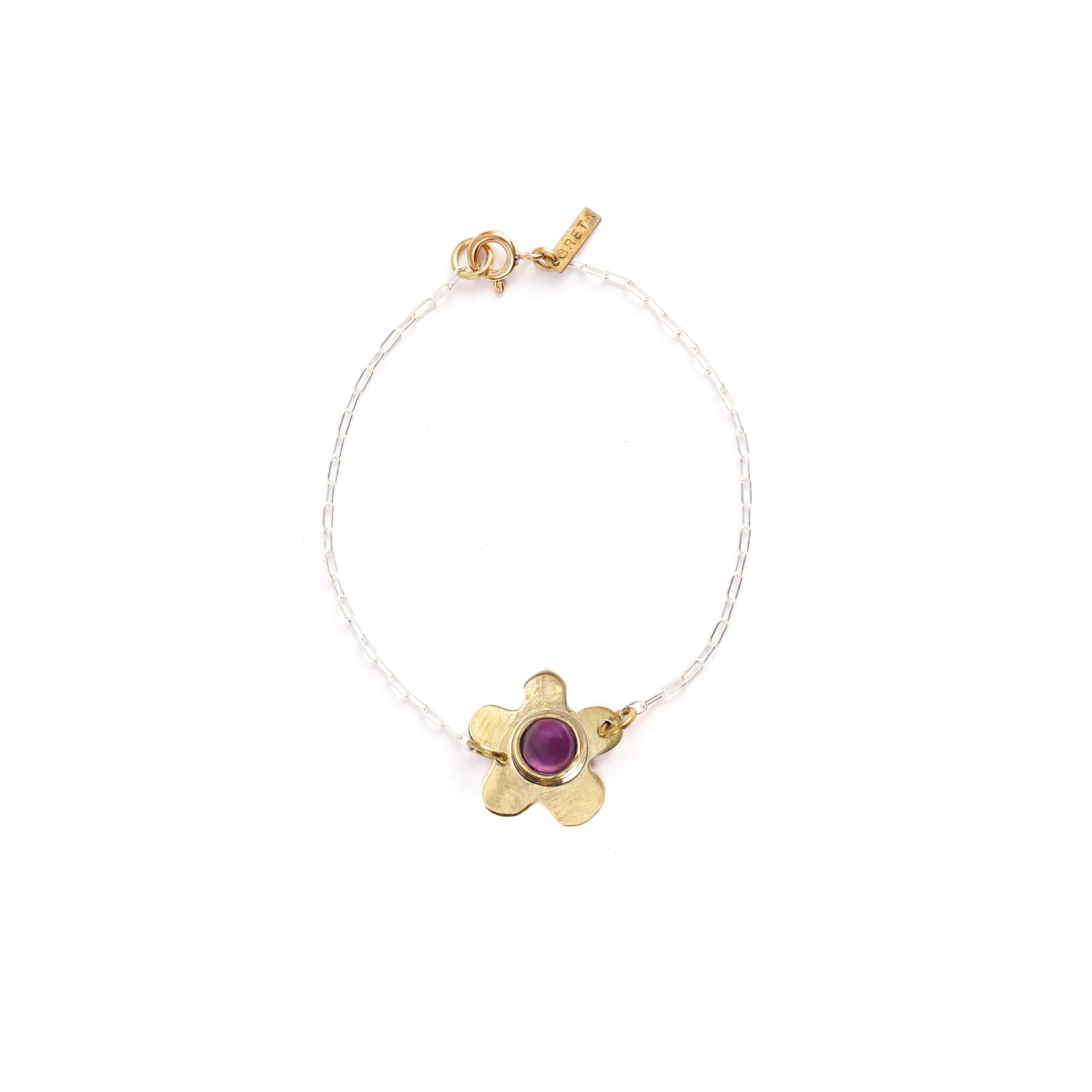 Pulseira Flor Ametista