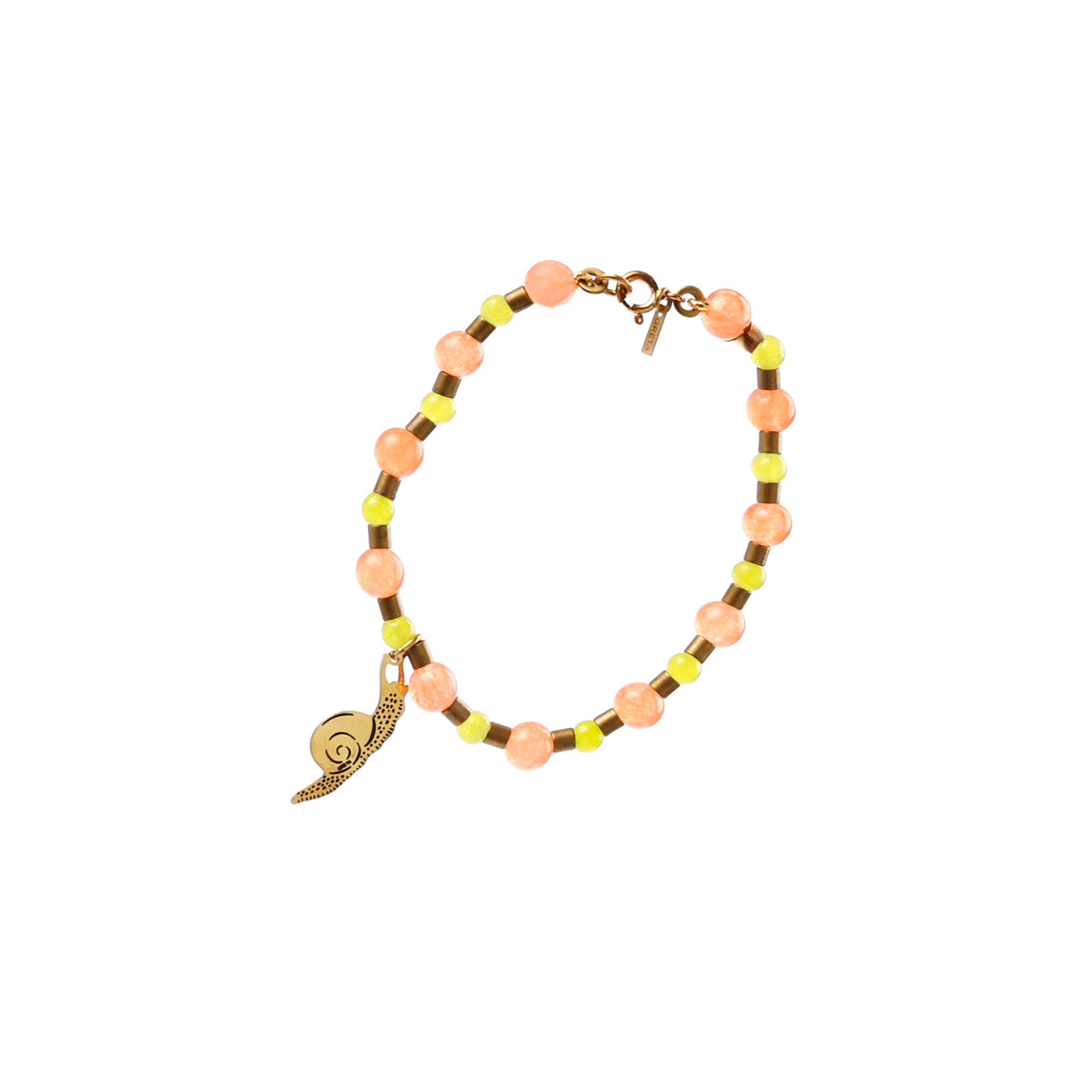 Pulseira Caracol e Jades
