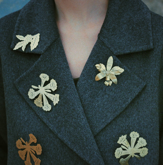 Broche Orquídea