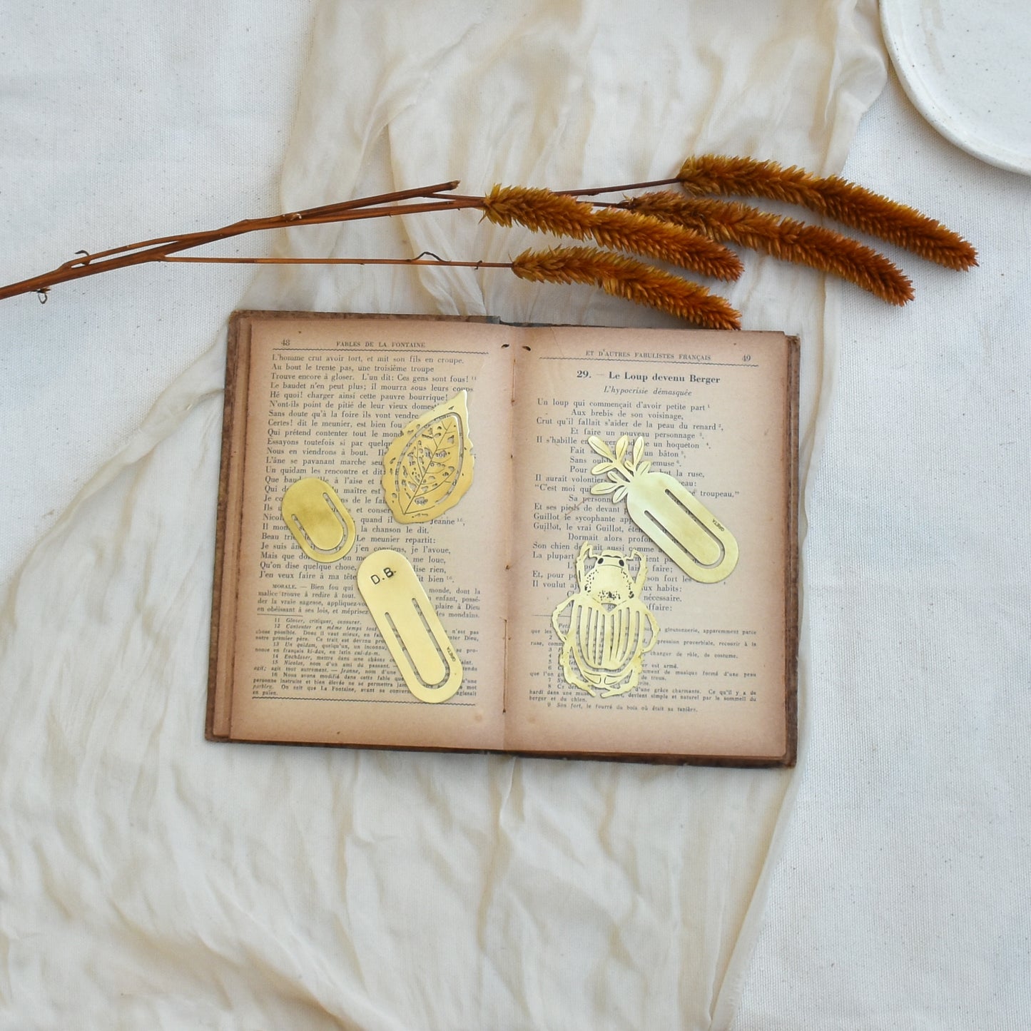 Marcador de livro personalizado