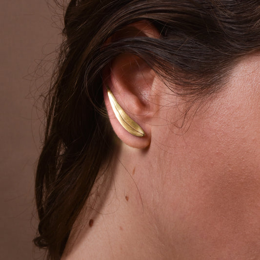 Brinco Eucalipto Earcuff