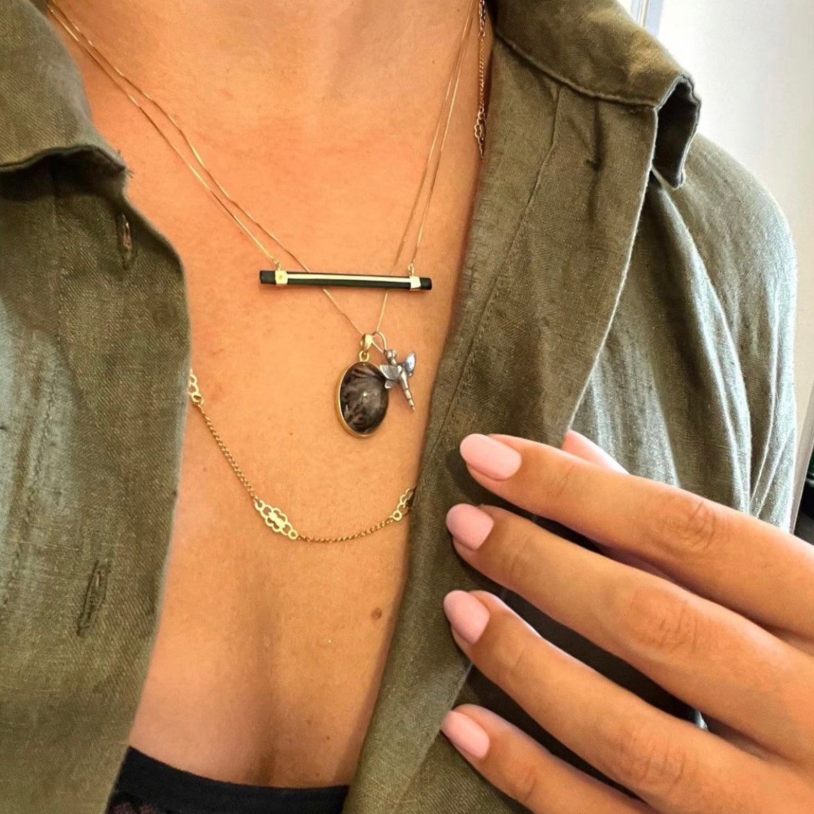 Colar Turmalina Horizontal