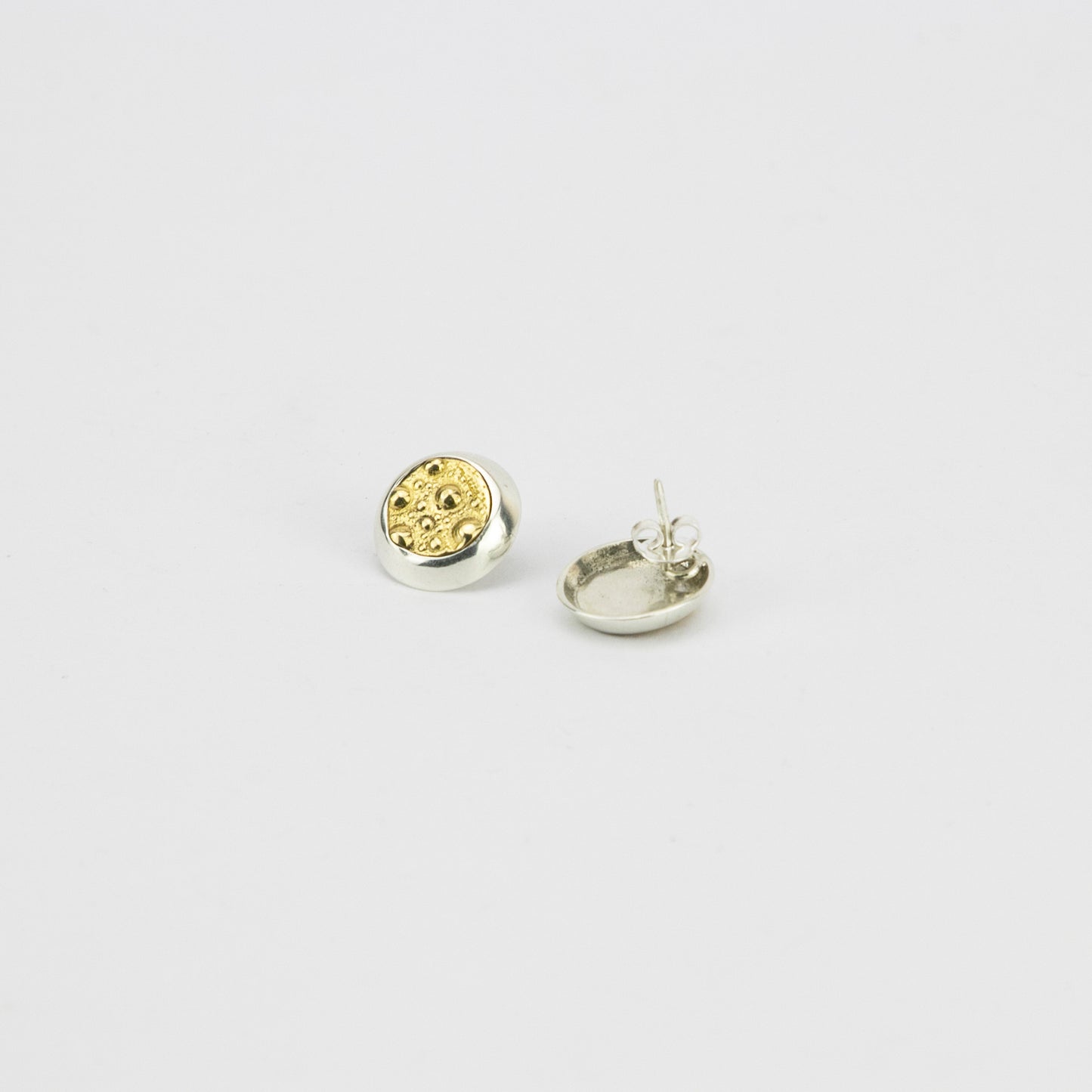 Brinco Ouriço de Prata com Latão