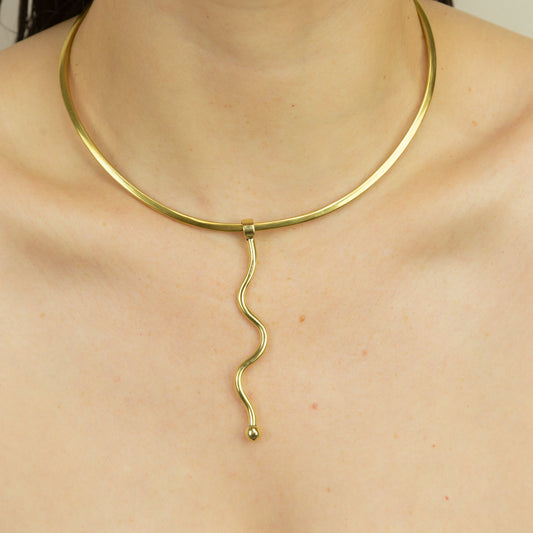 Pingente de Colar Onda