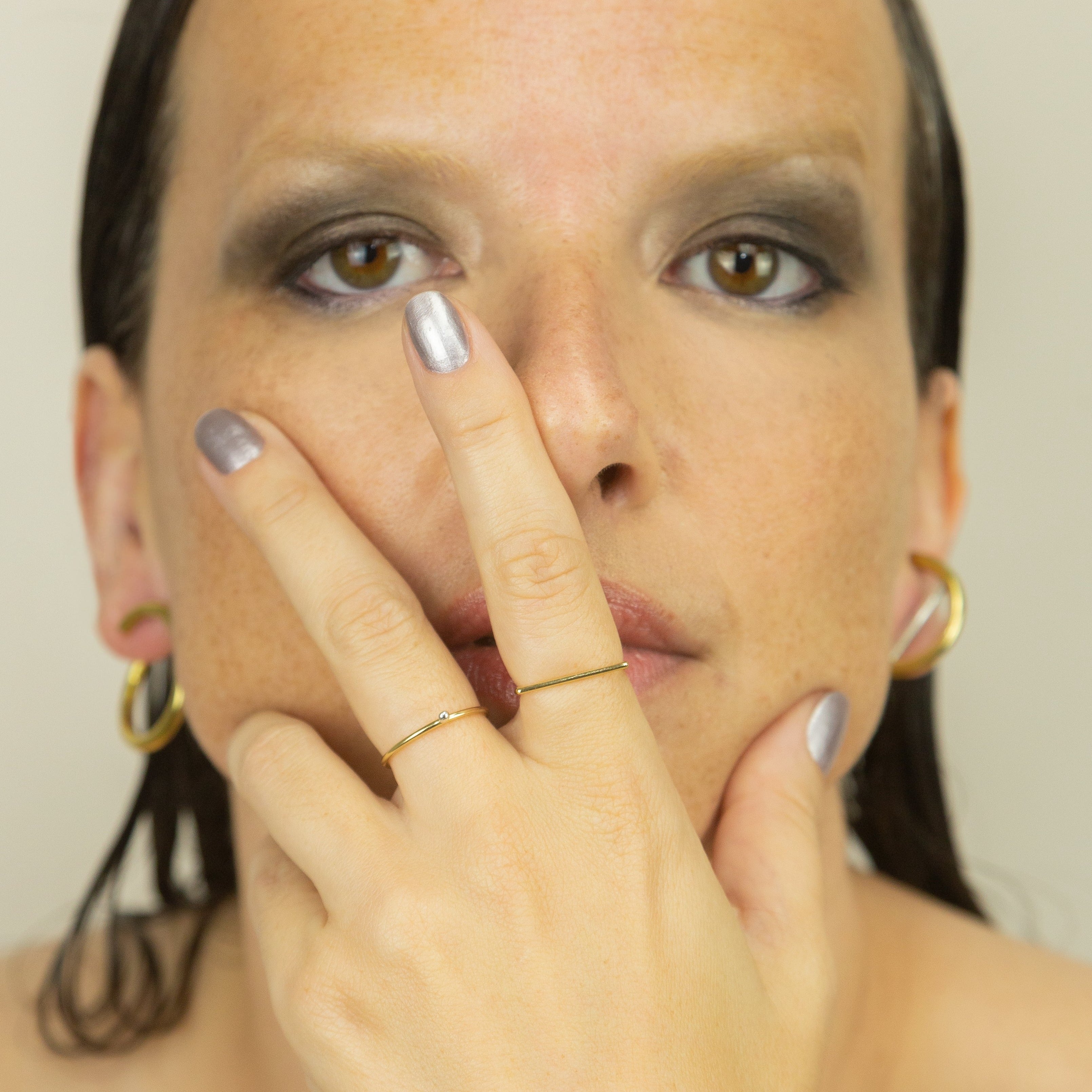 Anel Luiza Ouro 18K