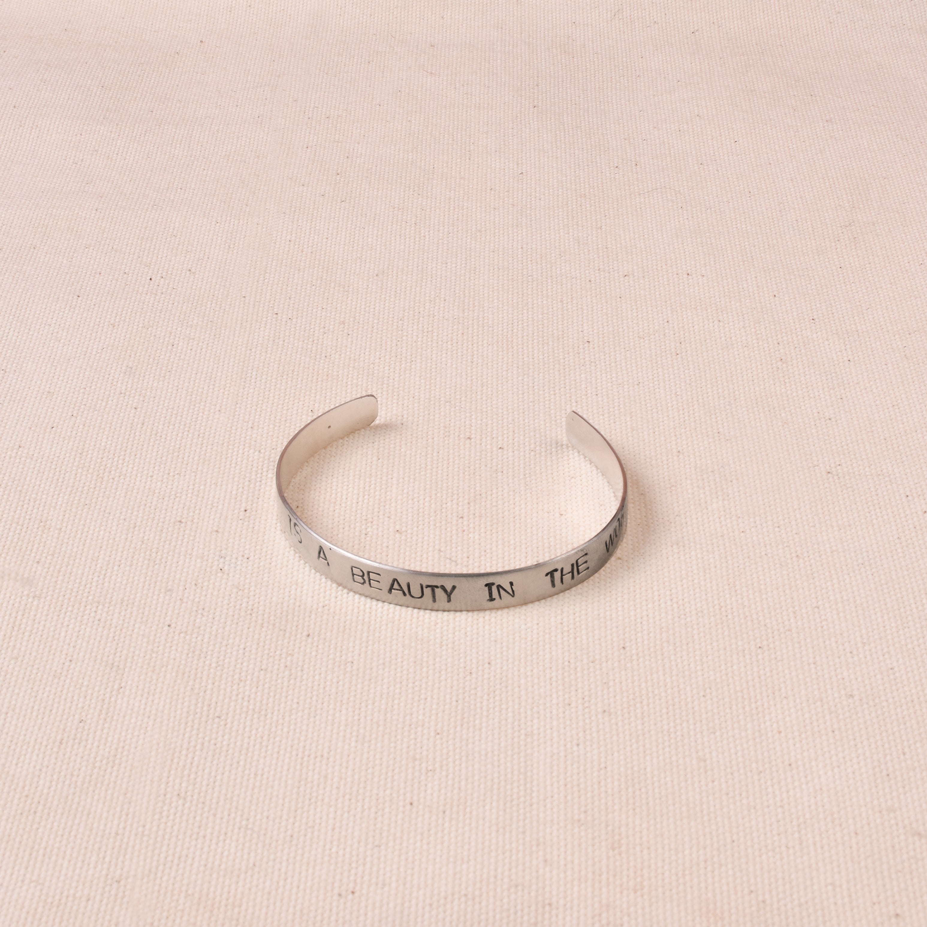 Bracelete Personalizado Plano Prata