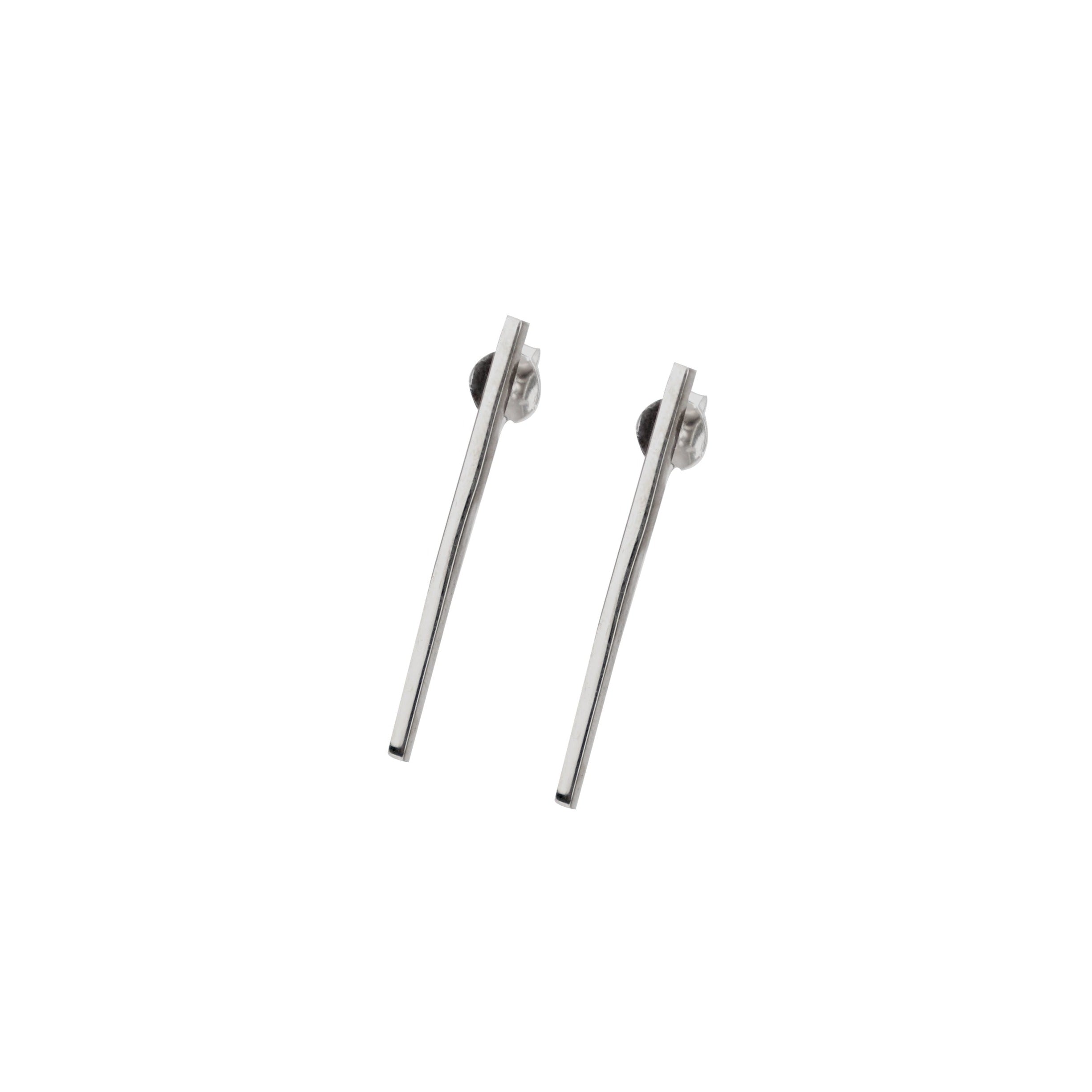 Brinco Pêndulo M prata (3,5 cm)