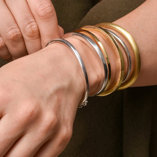 Bracelete personalizado de prata maciça