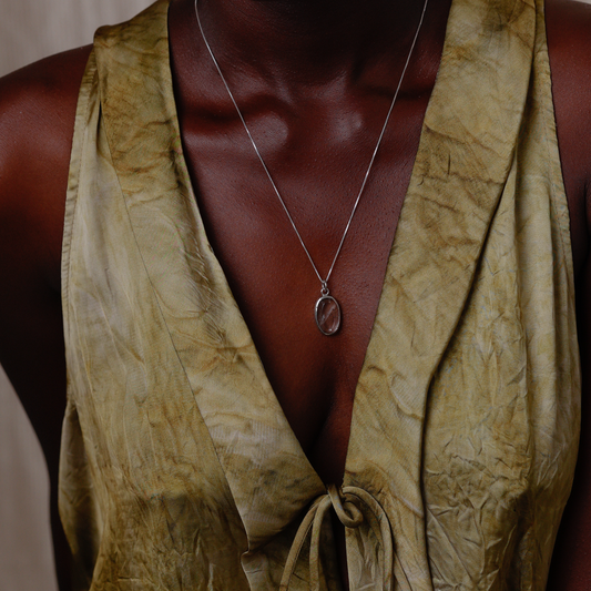 Pingente Quartzo Dendrítico