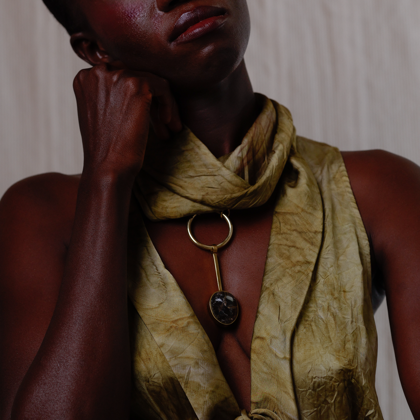 Pingente Quartzo Rutilado com Haste