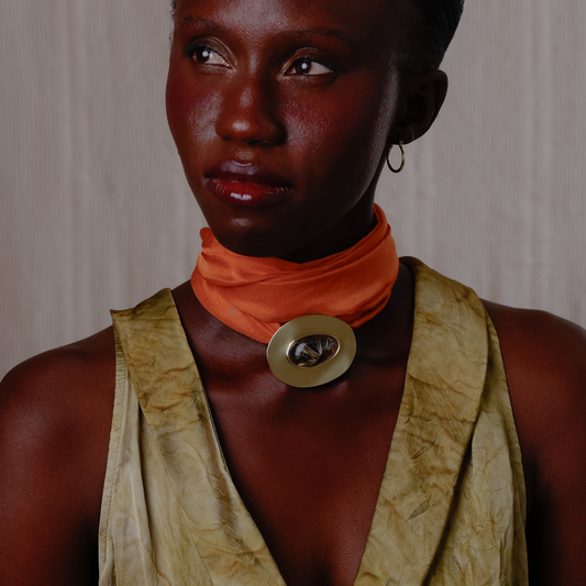 Pingente Oval Quartzo Estrela Hamatita