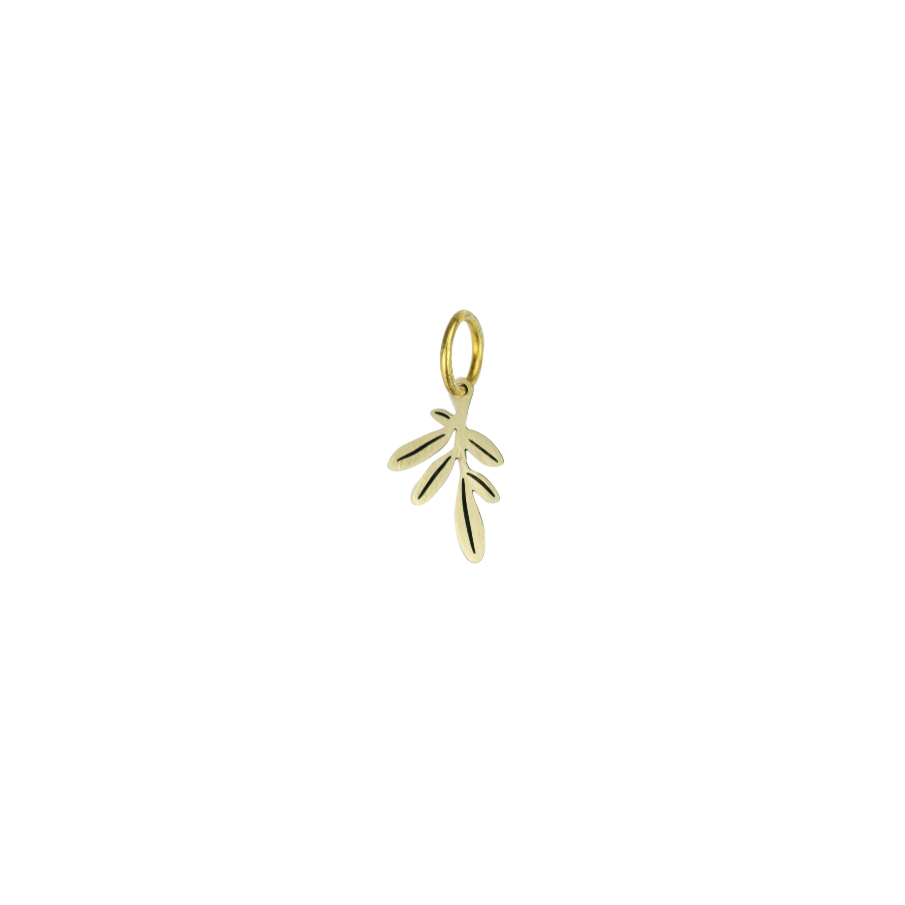 Pingente de folha, flor ou inseto para bracelete ou colar