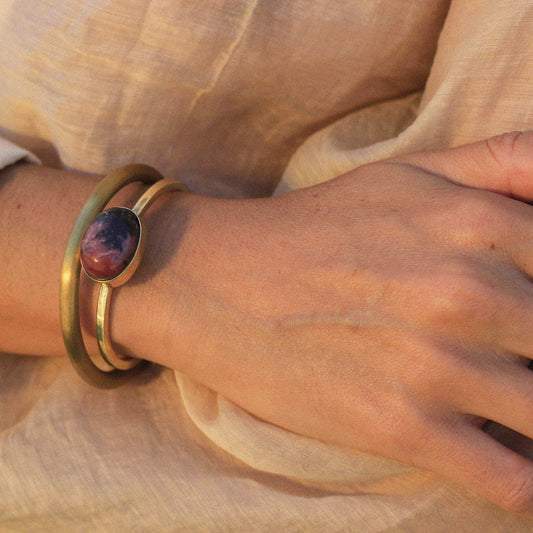 Bracelete Fino com Rondonita