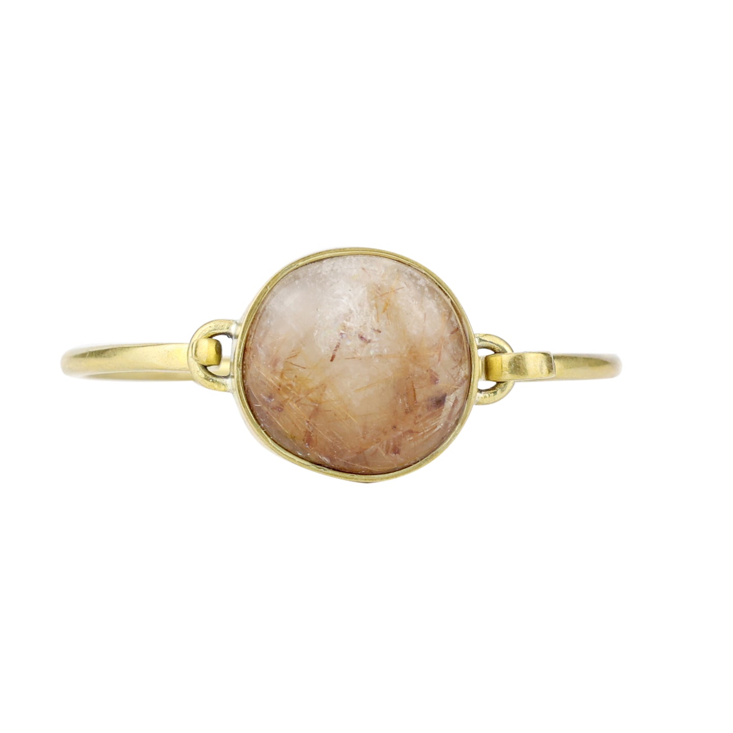 Bracelete aberto Quartzo Rutilado