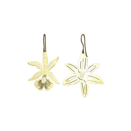 Brinco Orquídea e Lírio