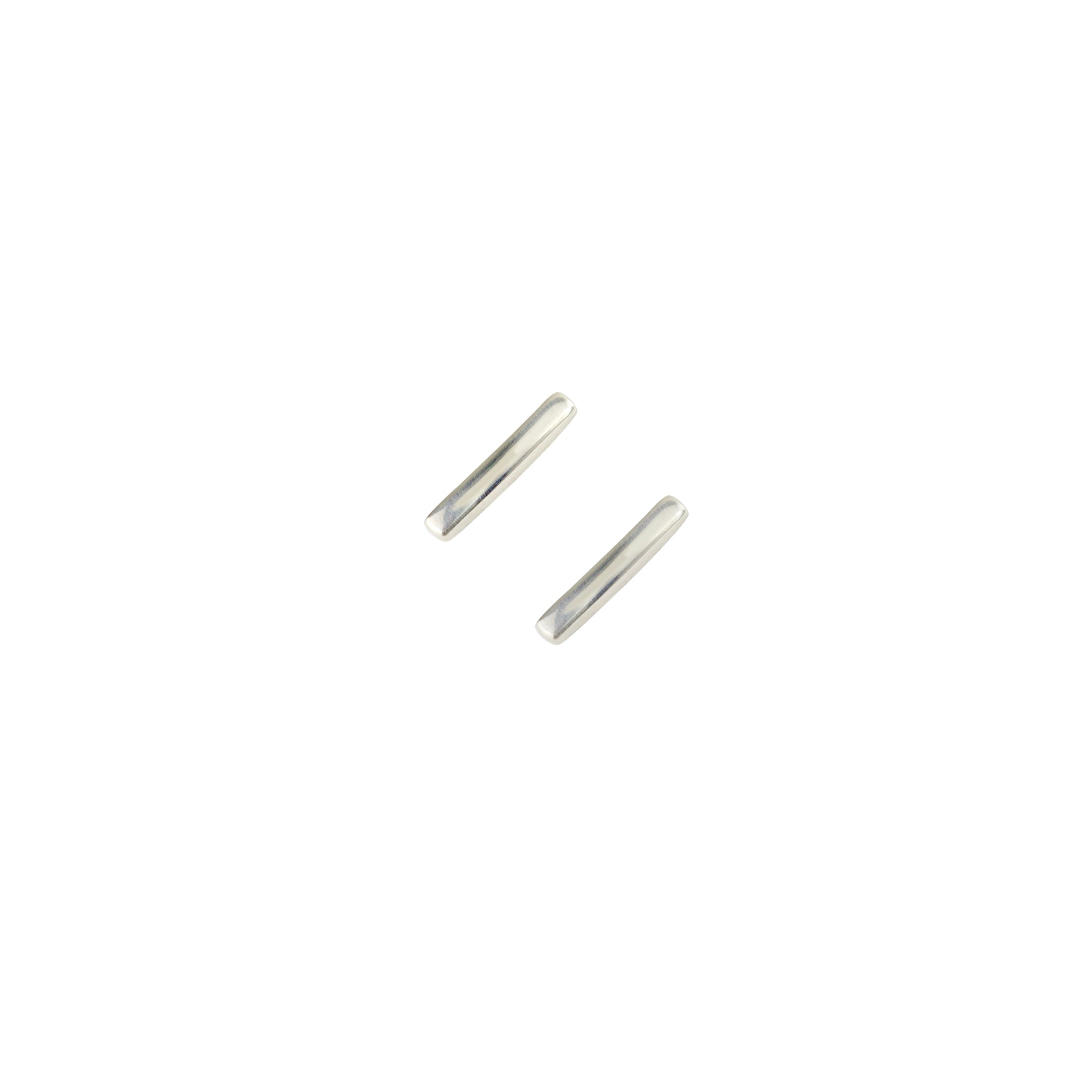 Brinco pêndulo P de prata (1 cm)
