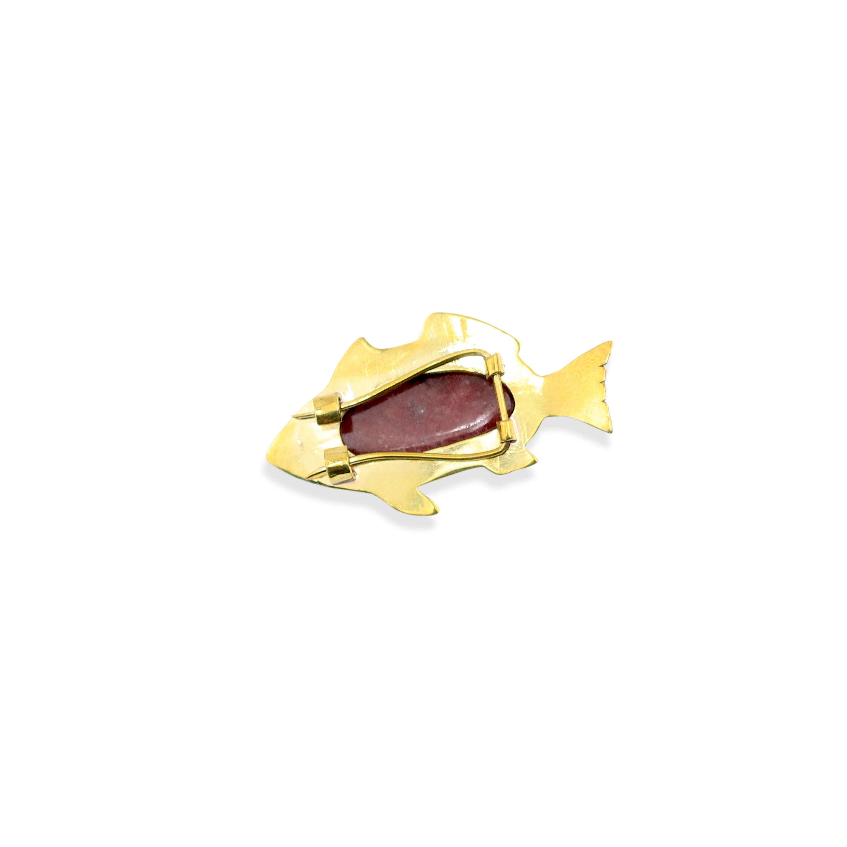 Broche Peixe Pedra