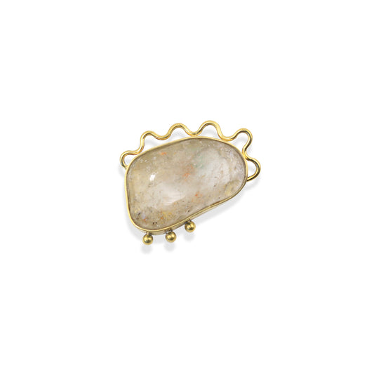 Broche Quartzo Rutilado