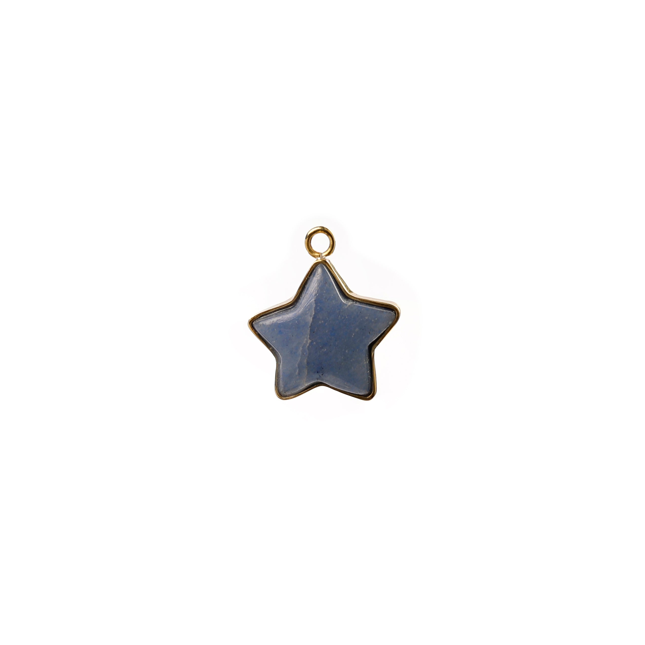 Pingente Estrela Quartzo Azul