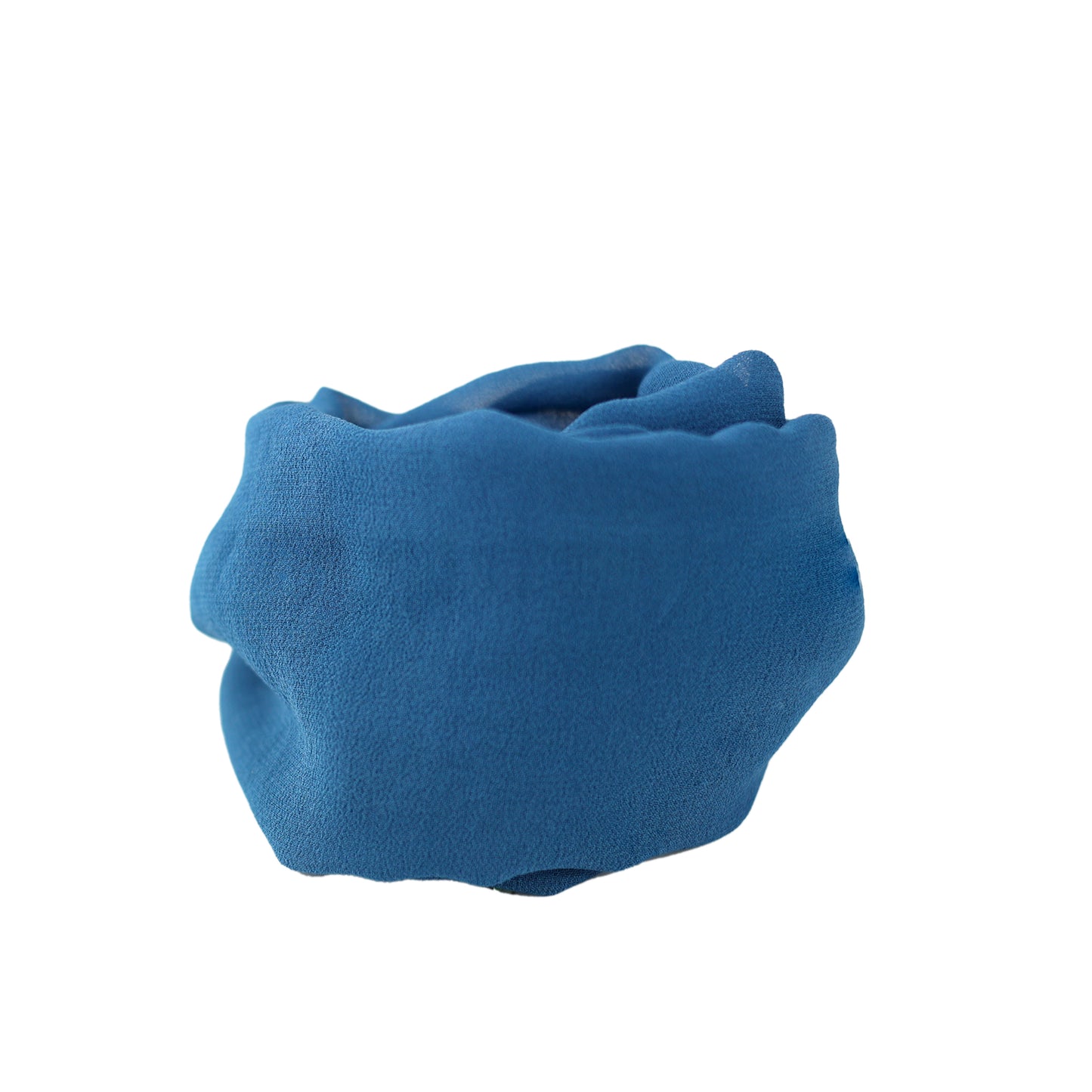 Lenço de Seda Azul