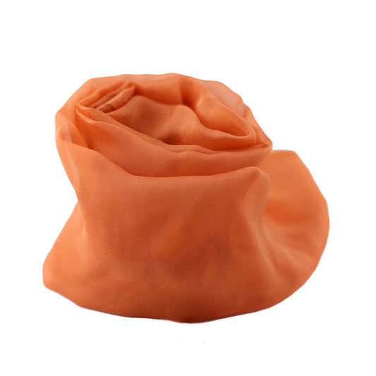 Lenço de Seda Laranja