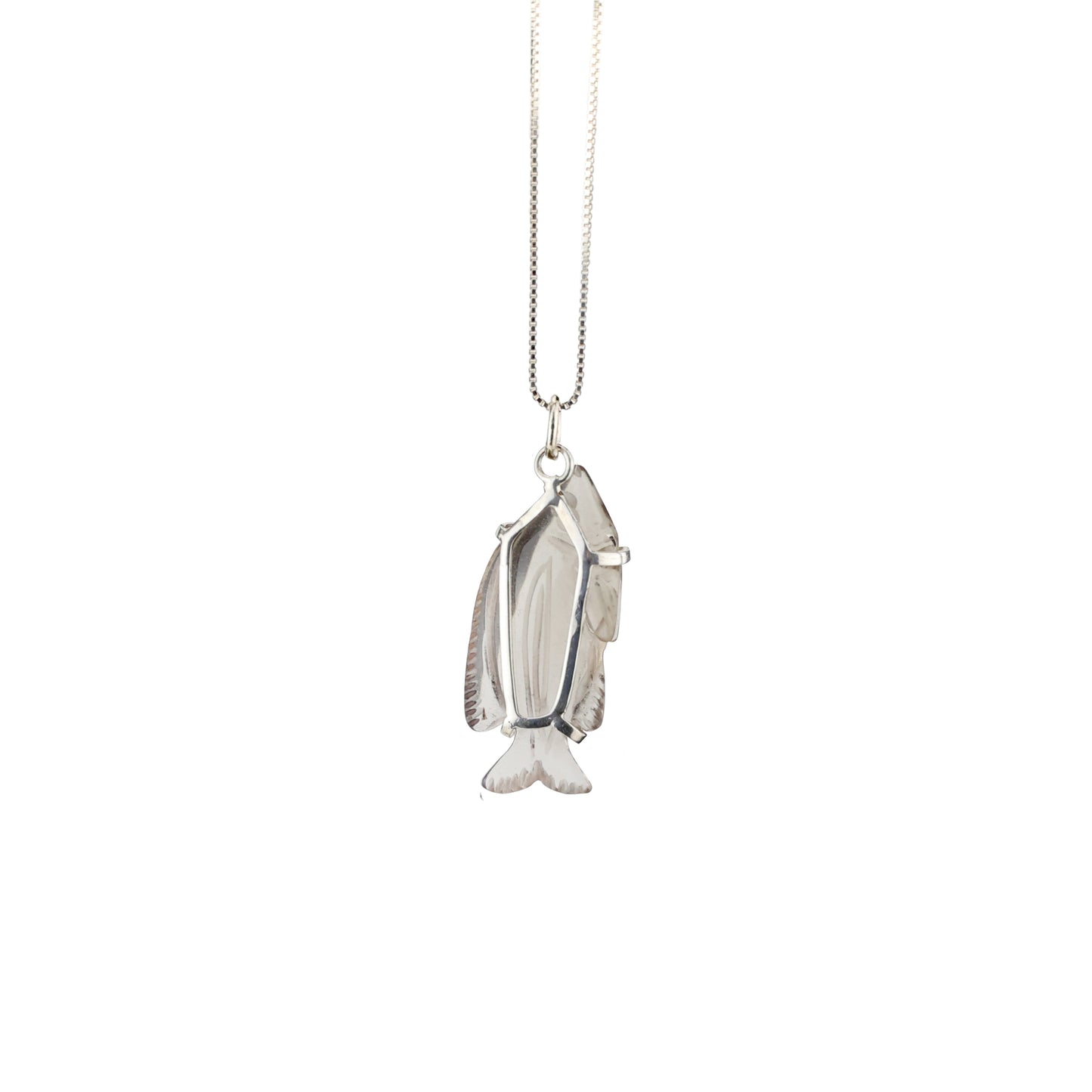 Colar Peixe Quartzo Fume