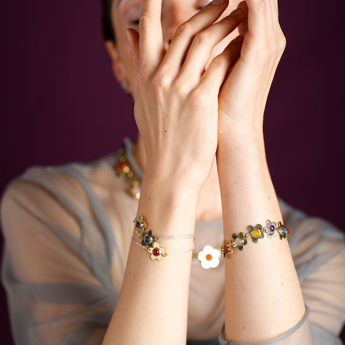 Pulseira Flores