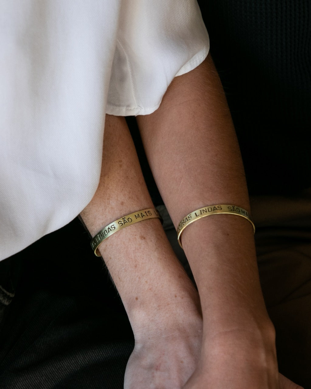 Bracelete Personalizado Plano Latão
