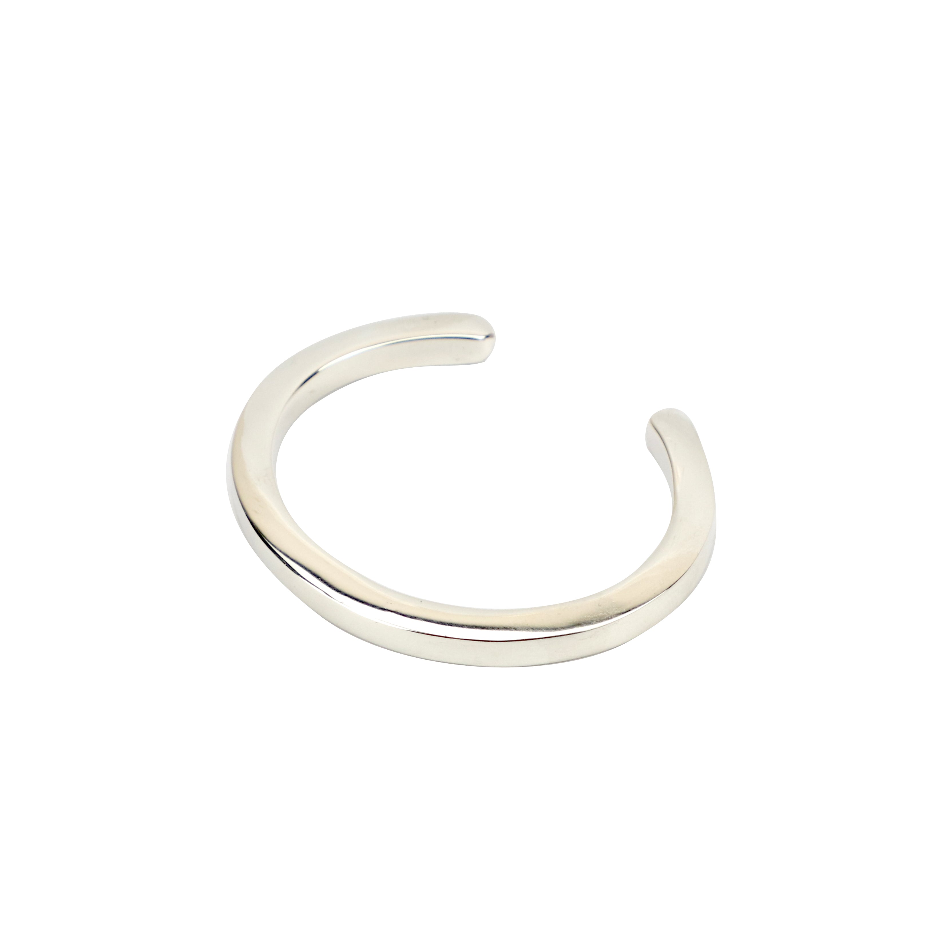 Bracelete quadrado maciço de prata