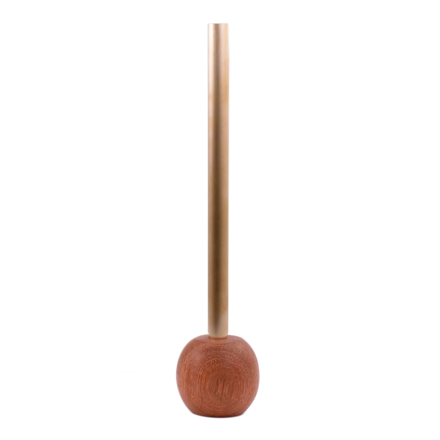 Vaso Madeira e Latão